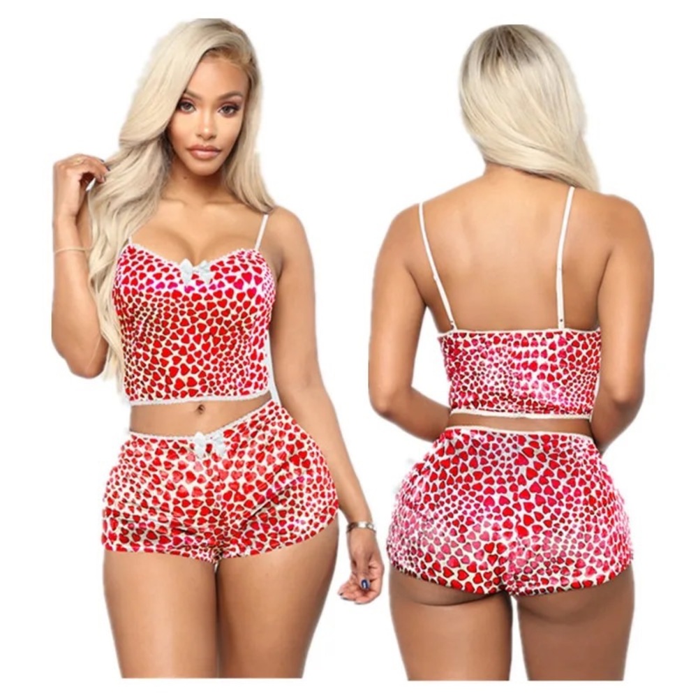 Heart pj set
